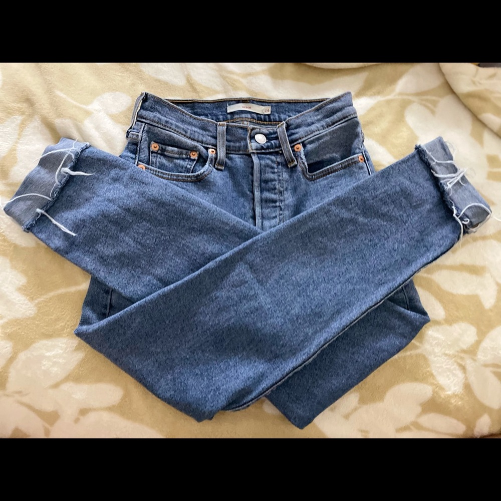 Levi's Blue Boyfriend Jeans